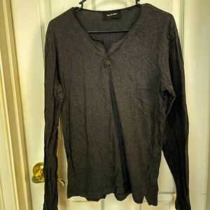 The Kooples - Leather Trim Henley